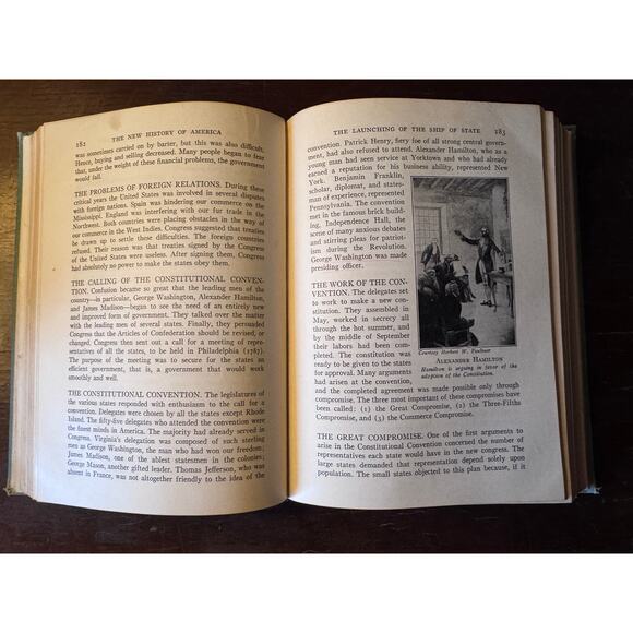 The New History of America Rev Philip J Furlong 1942 Illustrated Textbook - Picture 8 of 9